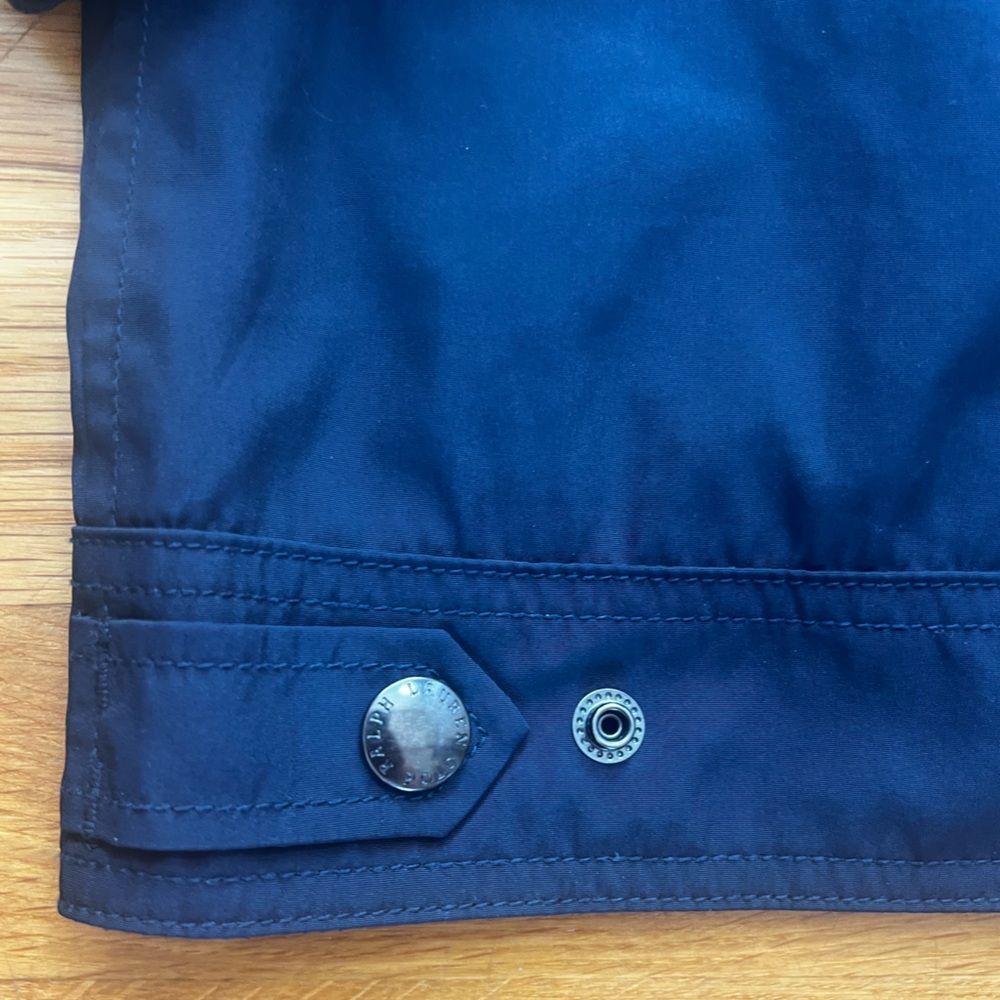 POLO Ralph Lauren Blue Kids P-Layer 1 Hooded Jacket Size XL 18-20 Outdoor Zip - Picture 12 of 15